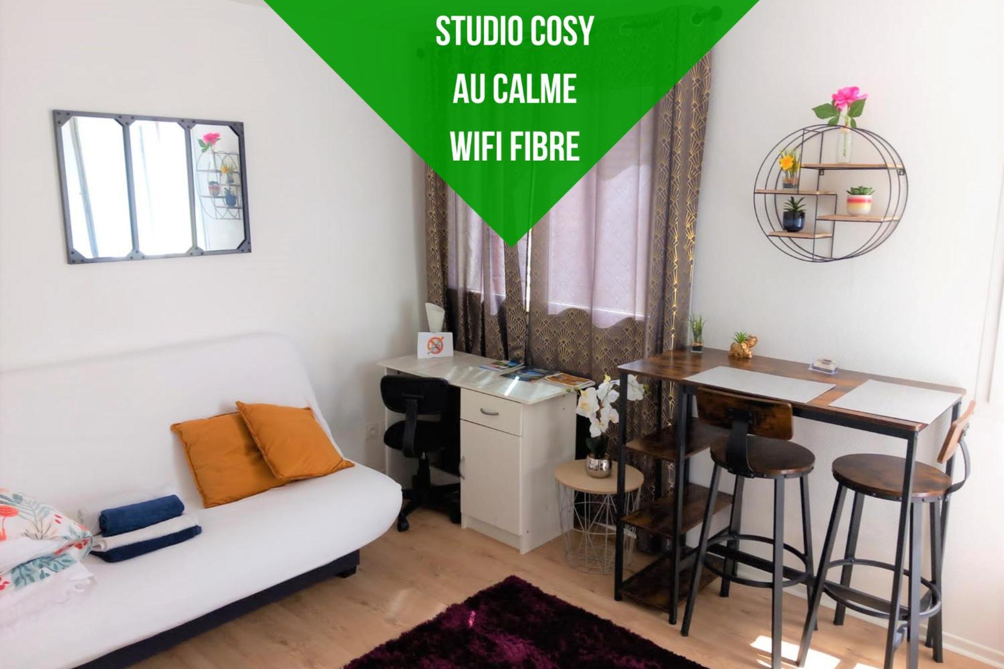 Apartment Le Zen -studio Equipe- Wifi Fibre- Centre Avec Parking Tarbes